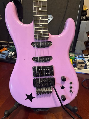Custom kramer superstrat pink - kramer,