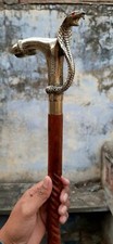 Canne En Bois Antique Avec