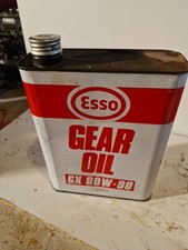 Ancien Bidon ESSO .gear Oil Gx