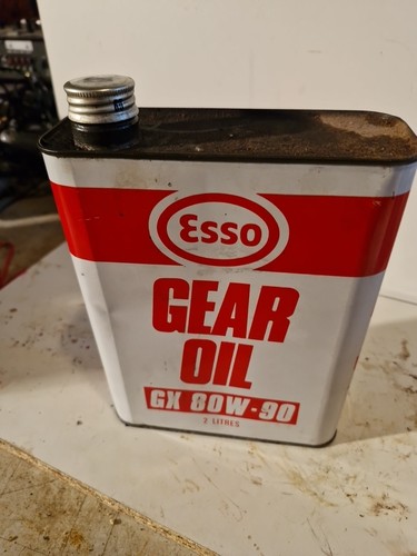 Ancien bidon esso gear - oil, gx