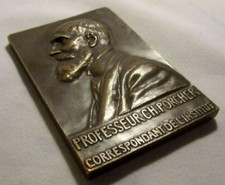 Médaille PORCHER professeur chimie biologie BRONZE par CHOREL 1931 revue LE LAIT