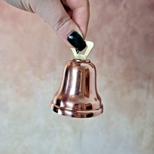 Cloche cuivre avec anse en - en,
