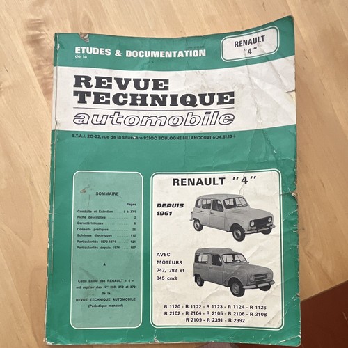 Revue technique automobile - revue, –