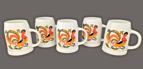 Lot mugs vintage - de,