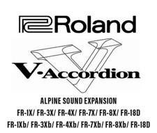 Roland FR-7X/FR-8X/FR-3X/FR-4X ALPINE SOUND EXTENSION V Accordeon