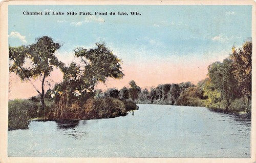 Fond lac wisconsin canal - lac, au