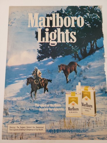 1980 marlboro lights - marlboro, 100s