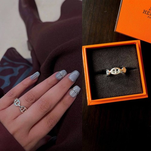 Bague hermès chaîne ancre - bague, d'ancre