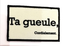 Patch MORALE 5x8cm "TA GUEULE