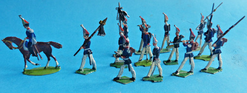 Plats étain zinnfiguren - plats,