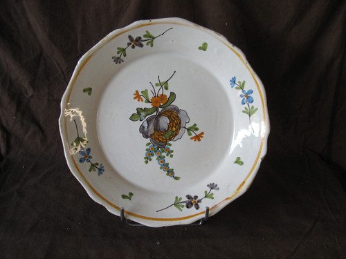 Belle assiette faïence - assiette, en