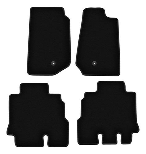 Tapis sol velours noir - velours,