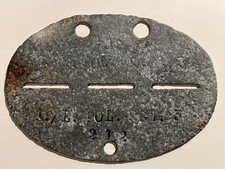 Allemagne Plaque Identité EK Marke ZN Polizei Rgt 3 Poland Holland