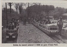 1981  --  MINI TRAINS EN GARE DE ANSE PONT   3F688