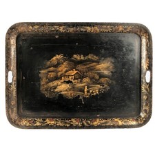 Très grand plateau en tôle