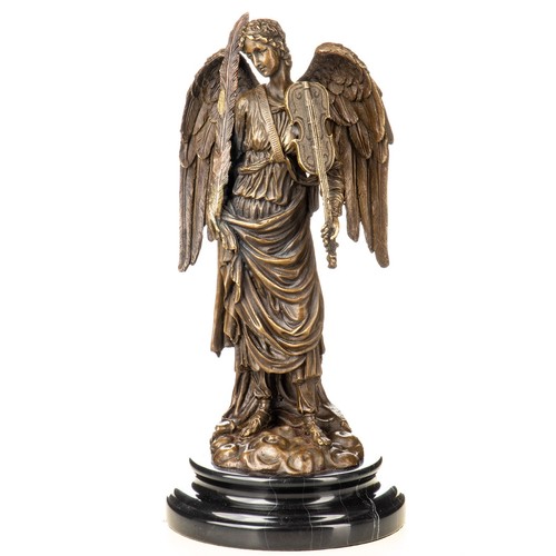 Sculpture bronze ange - sculpture,