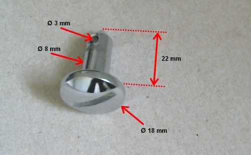 90755 735 000 axe goupille - axe, de