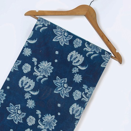 Tissu indien imprimé bloc - , à