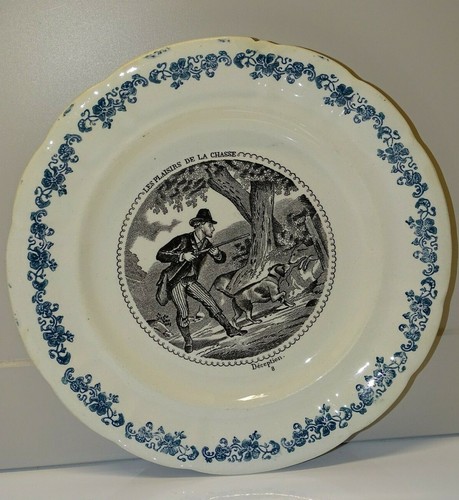 Ancienne assiette dessert - assiette, a