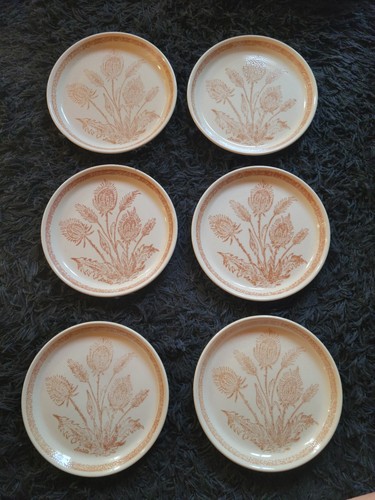 Assiettes plates grès - plates, en