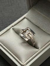 belle bague argent massif avec