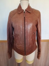 Veste en cuir Massimo Dutti