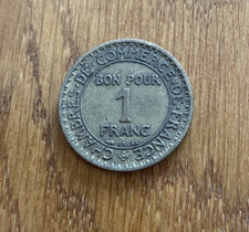 pièce monnaie française 1 Franc 1922 - Commerce et Industrie