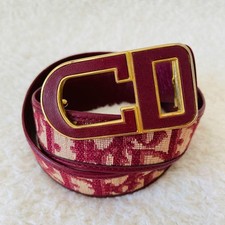 Ceinture boucle cd motif