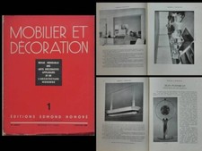 MOBILIER ET DECORATION N°1 1938 JACQUES ADNET, JEAN PERZEL, JEAN PUIFORCAT
