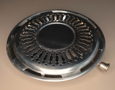 Chaumière/chauffe-plat à bougies rond JEAN COUZON ORFÈVRE inox 18/10 dans boite