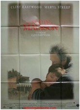 SUR LA ROUTE DE MADISON Affiche cinema Originale 160x120 PLIEE Clint Eastwood