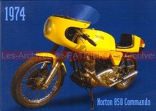 NORTON 850 Commando 1974 : Carte Postale Moto Postcard Motorcycle #0055