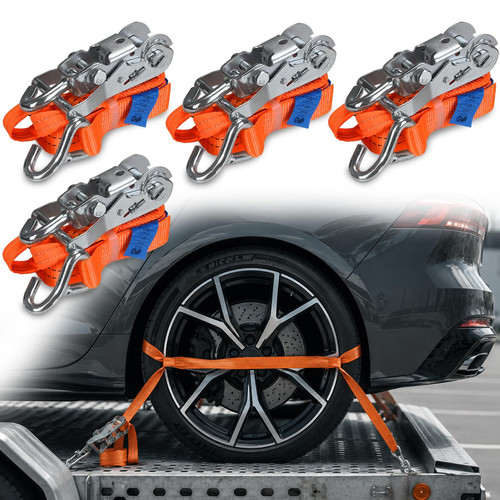 Sangles arrimage roues lot - d'arrimage,