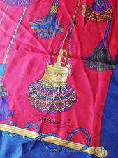 MODE Femme Foulard Carré Soie JODHPUR vintage 
