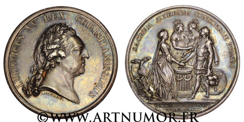 Médaille louis mariage - mÉdaille,