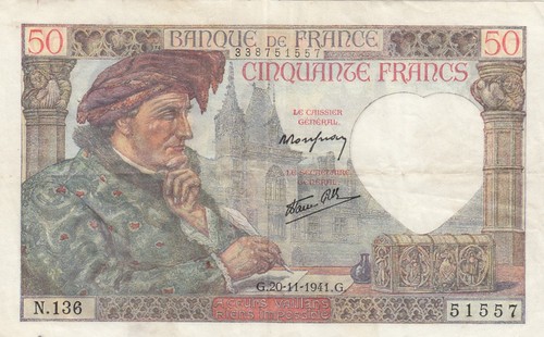 France francs jacques coeur - france,