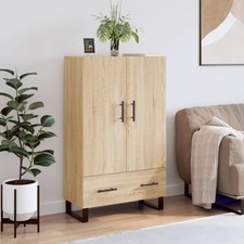 Buffet Haut Armoire de Rangement Meuble de Salon Bois d'Ingénierie vidaXL