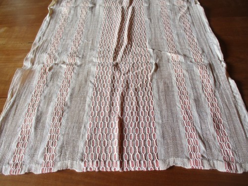 Rideau beige rose coton - beige,