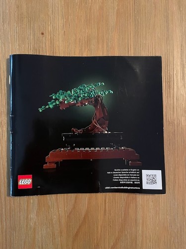 Lego notice 10281 - -, creator