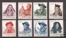 Portugal 675 682 mlh 1947 - portugal,