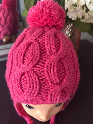 Bonnet ski pompon fille wed - pompon,