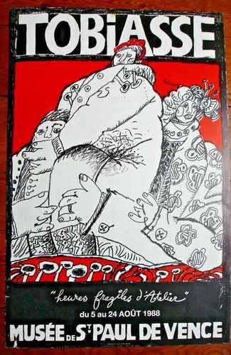 Affiche tobiasse 1988 musée - tobiasse-1988, -musÉe