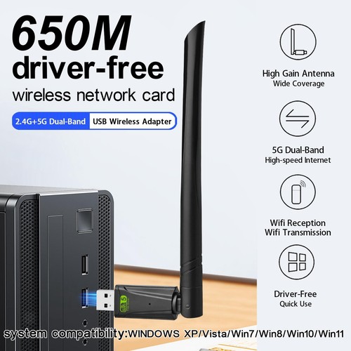 Adaptateur wifi usb pour - adaptateur,