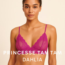 Soutien gorge dentelle PRINCESSE TAM TAM DAHLIA Taille FR90 US/UK34 EU75 Cup B