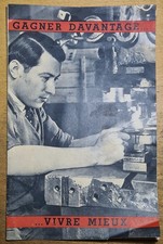 Brochure Tract propagande STO WW2 Service travail obligatoire Relève VICHY