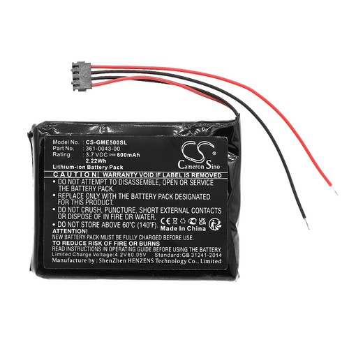 Batterie 600mah 361 0043 - 600mah, 361-0043-00
