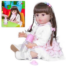 Full Body Silicone Simulation Baby Doll Lifelike Baby Doll Children Toy Birthday
