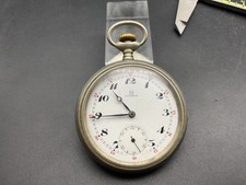 OMEGA montre gousset régulateur chemineaux suisse lunette vise .