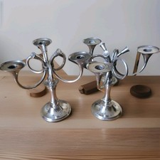 Ercuis paire de chandelier