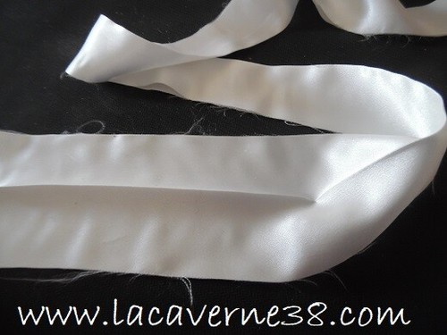 10m ruban satin 7cm - ruban,